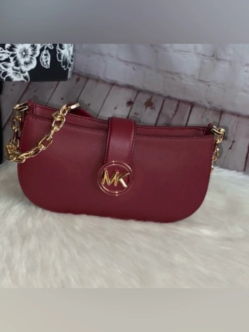 Michael Kors CARMEN Pouchette/JET SET TRAVEL TZ Coinpouch 2pc Set
